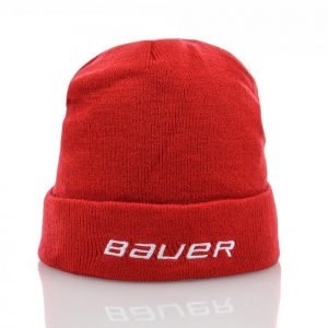 Bauer Team Cuffed Rib Knit Toque Pipo Punainen