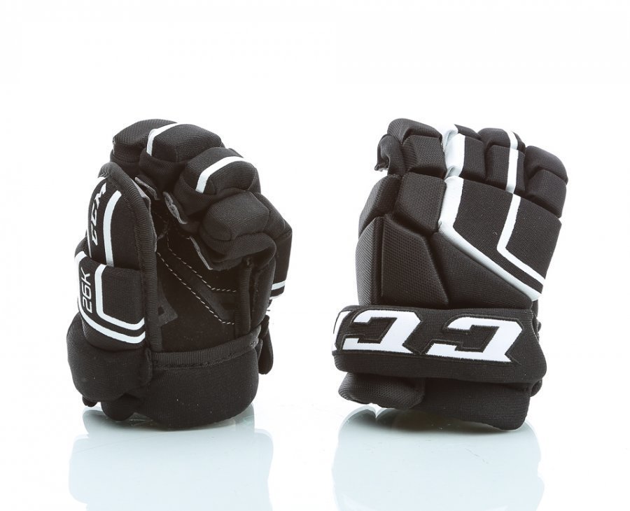Ccm Hockey Gloves 26k Jääkiekkohanskat Musta / Valkoinen