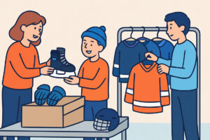 Seuran varustekirppis ja kierrätys junioritoiminnassa